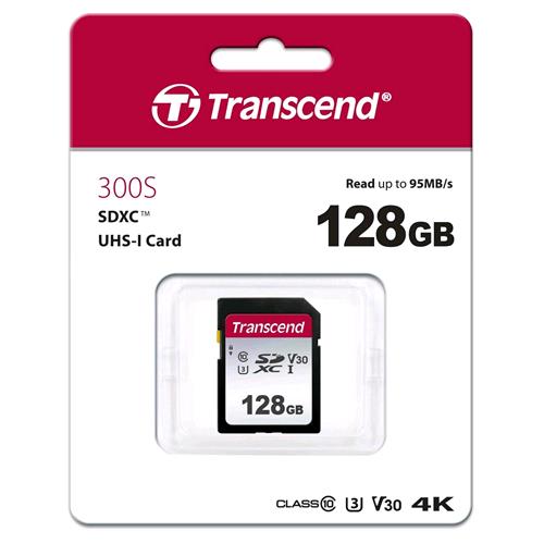 TRANSCEND TS128GSDC300S SCHEDA SD XC 128GB CLASSE 10