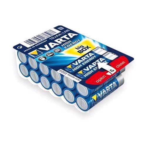 VARTA HIGH ENERGY BATTERIE STILO AA CONF. 12 Pz.