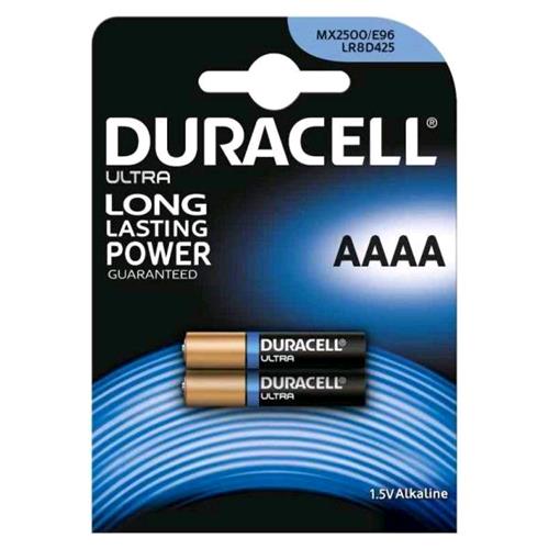 DURACELL BATTERIA AAAA-MINI MICRO STILO 1.5 V CONF. 2Pz.