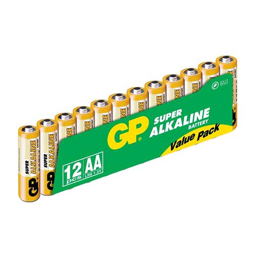 GP BATTERY SUPER BATTERIA STILO AA ALCALINA CONF. 12 PZ.