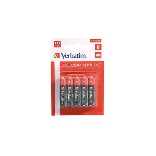 VERBATIM PREMIUM BATTERIA MINI STILO AAA ALCALINA CONF. 10 PZ