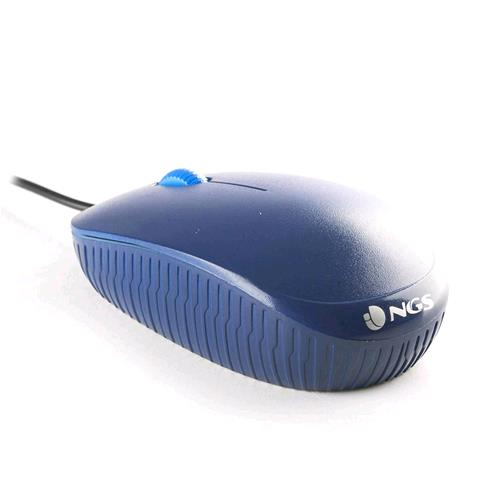 NGS MOUSE OTTICO USB 1000DPI 3 TASTI BLU