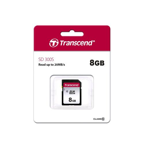 TRANSCEND SD 300S SDHC 8GB CLASSE 10