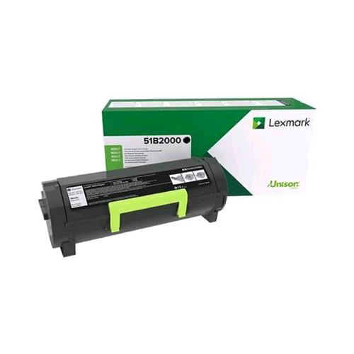 LEXMARK 51B2000 TONER ORIGINALE NERO PER MX317DN / MX417DE / MX517DE 2.500 PAGIN