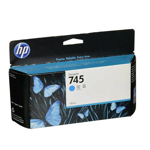HP 745 CARTUCCIA INK-JET 130 ML CIANO