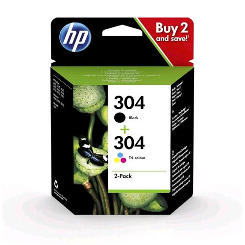 HP MULTIPACK 304 CARTUCCE INK-JET NERO + TRICROMIA