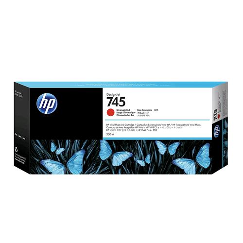 HP 745 CARTUCCIA INK-JET 300 ML ROSSO CROMATICO