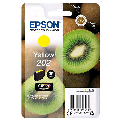 EPSON 202 CARTUCCIA INK 4.1 ML GIALLO