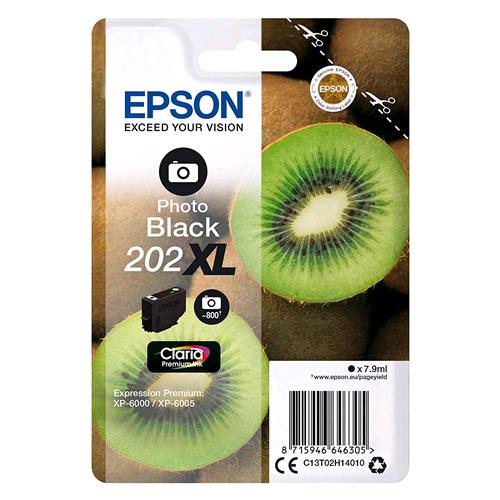 EPSON 202 XL CARTUCCIA INK 7.9 ML NERO FOTOGRAFICO