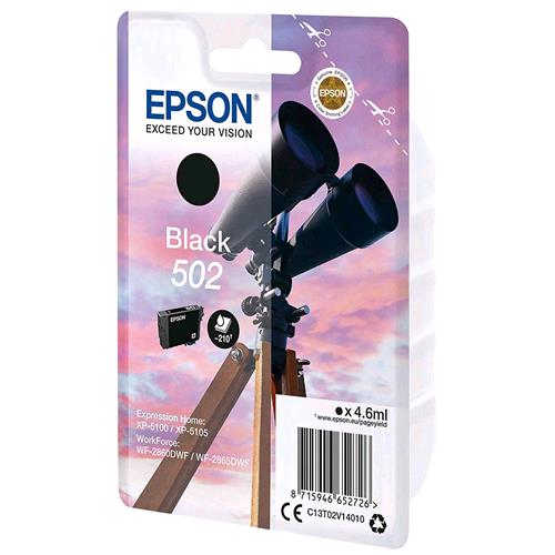 EPSON 502 CARTUCCIA INK 4.6 ML NERO