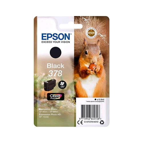 EPSON 378 CARTUCCIA INK 5.5 ML NERO