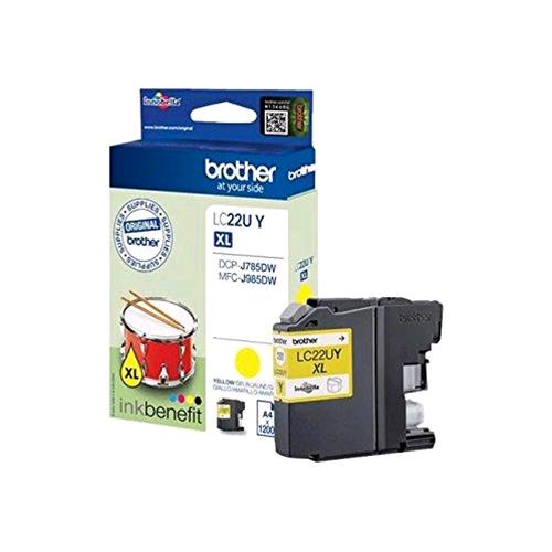 BROTHER LC-22UY CARTUCCIA INK 1.200 PAG GIALLO