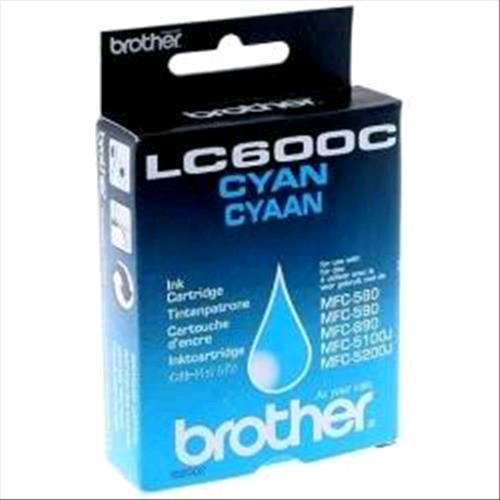 BROTHER LC-600C CARTUCCIA INK JET CIANO