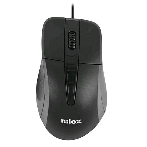 NILOX MOUSE OTTICO USB 1.000 DPI BLACK