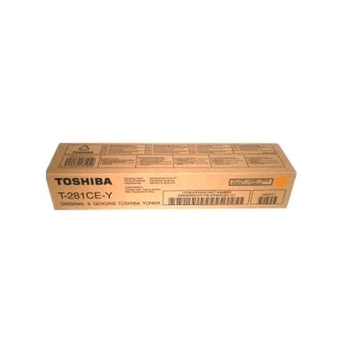 TOSHIBA T-281C TONER GIALLO PER E-STUDIO 281C/E 351C/E 451C 10000 PAGINE