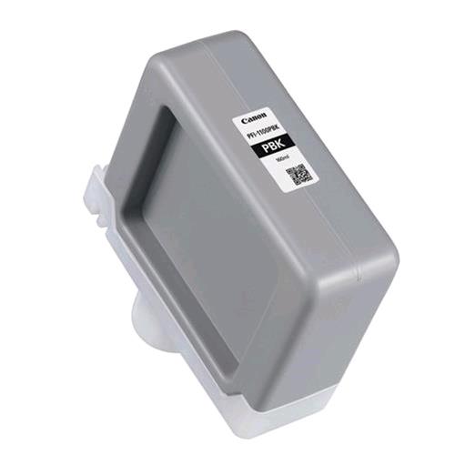 CANON PFI-1100 PBK SERBATOIO INCHIOSTRO NERO FOTOGRAFICO 160 ML PER imagePROGRAF