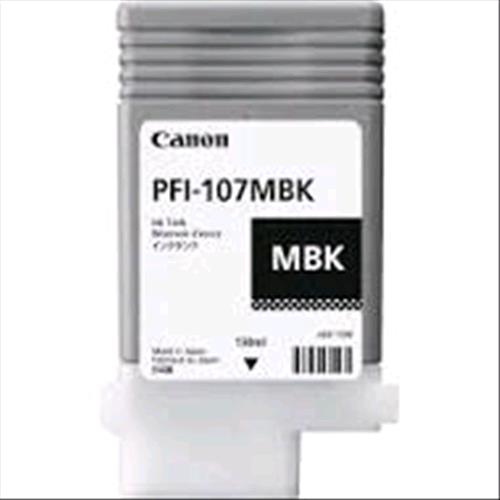 CANON PFI-107MBK TANICA NERO MATTE PER STAMPANTI CANON INK-JET (6704B001AA)