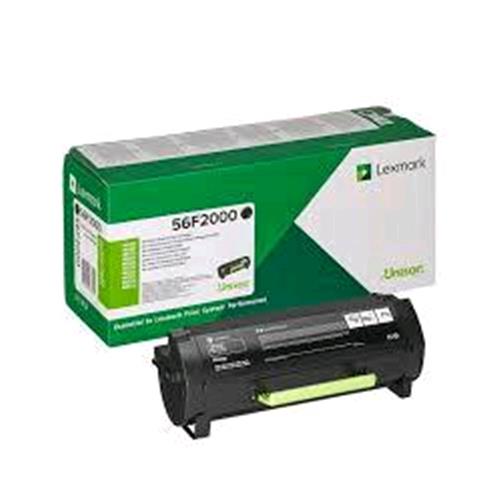 LEXMARK 56F2000 TONER NERO PER MS321dn, MS421dn, MS521dn, MS621dn, MS622de, MX52