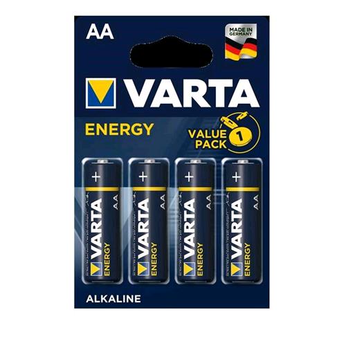 VARTA ENERGY BATTERIA STILO AA ALCALINA 4 Pz.
