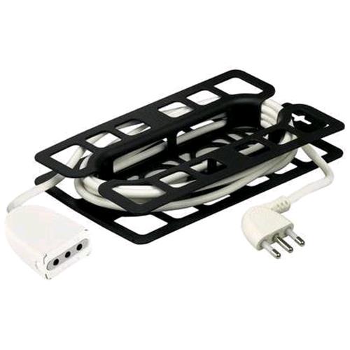 BTICINO 2536B PROLUNGA 3MT CON SPINA E PRESA 2 POLI + TERRA 10A COLORE BIANCO