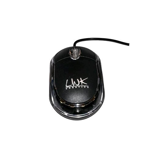 LINK LKMOS04 MINI MOUSE OTTICO USB 3 TASTI NERO