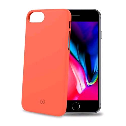 CELLY APPLE iPHONE 7/8 COVER SHOCK IN TPU SOFT TOUCH COLORE ARANCIONE