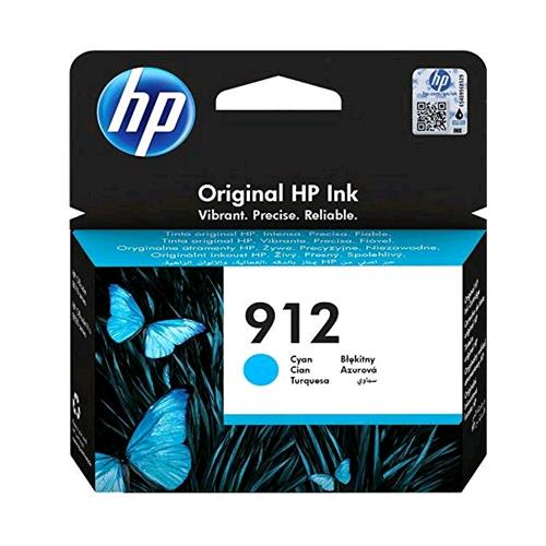 HP 912 3YL77AE CARTUCCA ORIGINALE CIANO 315 PAGINE COMPATIBILE CON STAMPANTI A G