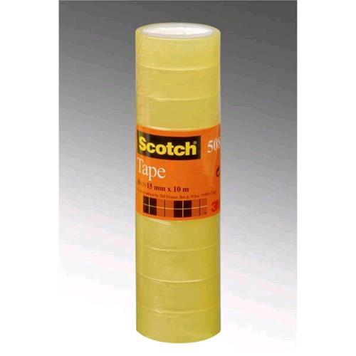 3M SCOTCH 510 NASTRO ADESIVO 15MMx33M CONF. 10 Pz.
