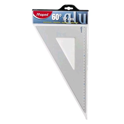 MAPED ALUMINIUM SQUADRA IN ALLUMINIO 60° 32 CM