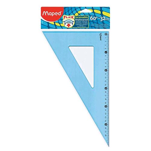 MAPED SQUADRA PLASTICA INFRANGIBILE 60° 32 CM