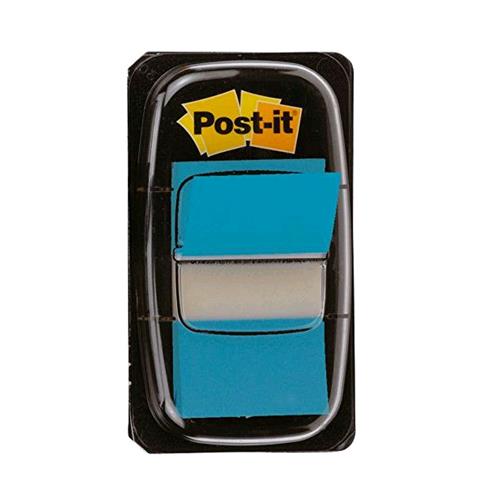 3M POST-IT INDEX SET SEGNAPAGINA 25.4MMx43.2MM COLORE AZZURRO CONF. 50 Pz.