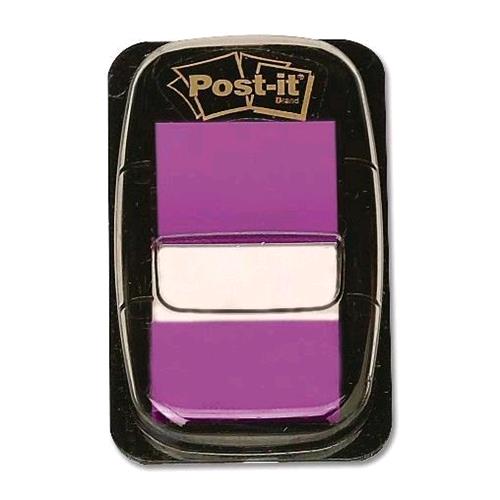 3M POST-IT INDEX SET SEGNAPAGINA 25.4MMx43.2MM COLORE PURPLE CONF. 50 Pz.
