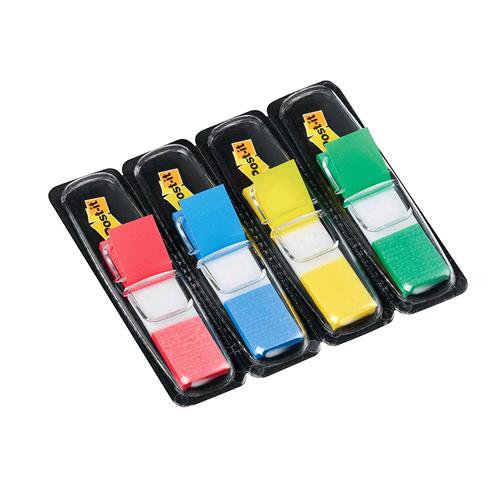 3M POST-IT INDEX MINI SET SEGNAPAGINA 12MMx43.2MM COLORI ASSORTITI CONF. 140 Pz.