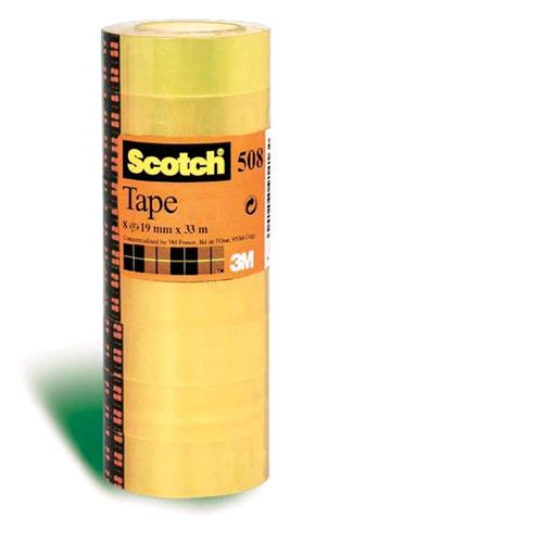 3M SCOTCH 508 NASTRO TRASPARENTE 508 15MMX66M CONF 10 Pz.