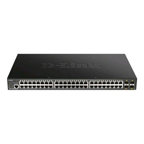 D-LINK DGS-1250-52XMP SWITCH DI RETE GESTITO L3 48 x 10/100/1000 (PoE) + 4 x 10