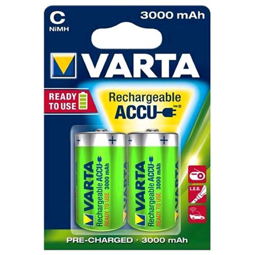 VARTA 1/2 TORCIA RICARICABILE 3.000mAh CONF. 2 Pz.