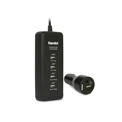 HAMLET CAR CHARGER 5 PORTE 40 W NERO