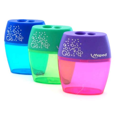 MAPED SHAKER TEMPERAMATITE IN PLASTICA 2 FORI CON SERBATOIO COL. ASSORTITI