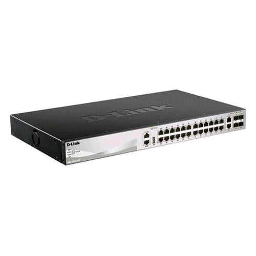 D-LINK DGS-3130-30TS SWITCH GESTITO L3 - 24 + 2 x 10 Gigabit Ethernet + 4 x 10 G
