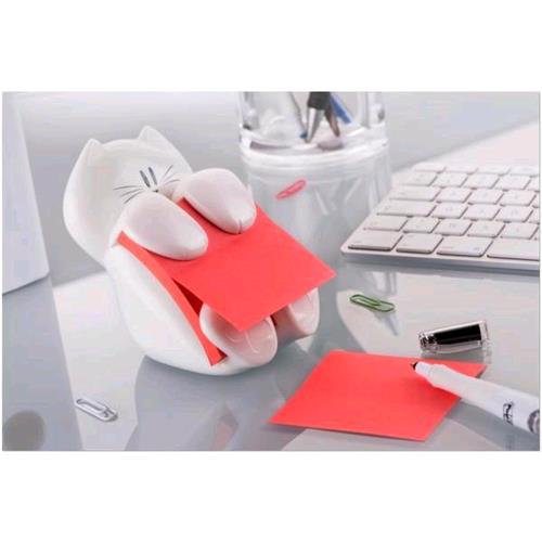 3M POST-IT DISPENSER Z-NOTES CAT 330 COLORE BIANCO + 90 FOGLIETTI POST-IT SUPER