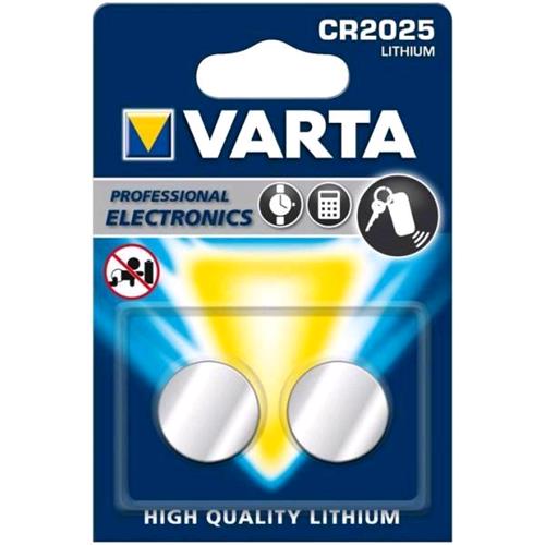 VARTA CR2016 BATTERIA A BOTTONE AL LITIO 3V CONF 2 Pz.