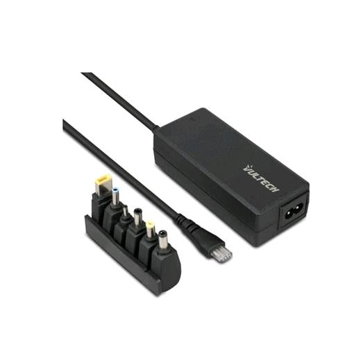 VULTECH AU-70W ALIMENTATORE UNIVERSALE PER NOTEBOOK 70W AUTOSETTANTE NERO