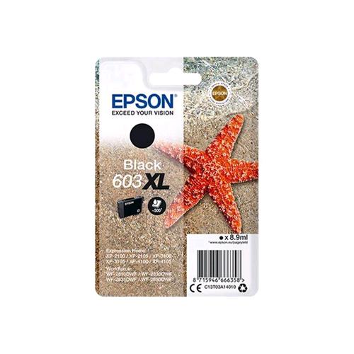 EPSON 603XL SINGLEPACK BLACK PER EXPRESSION HOME XP-2100, 2105, 3100, 3105, 4100