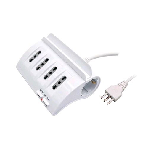 MEDIACOM M-PM6DKUSB MULTIPRESA DA SCRIVANIA CON VANO PORTA TABLET/TELEFONO 6 POS