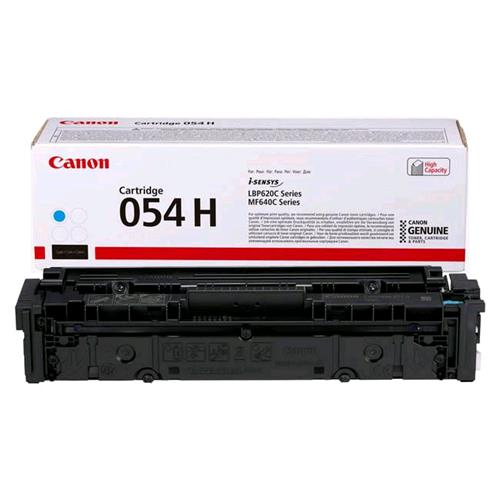 CANON 054 H TONER CIANO 2.300 PAGINE PER PER IMAGECLASS LBP622, MF641; I-SENSYS