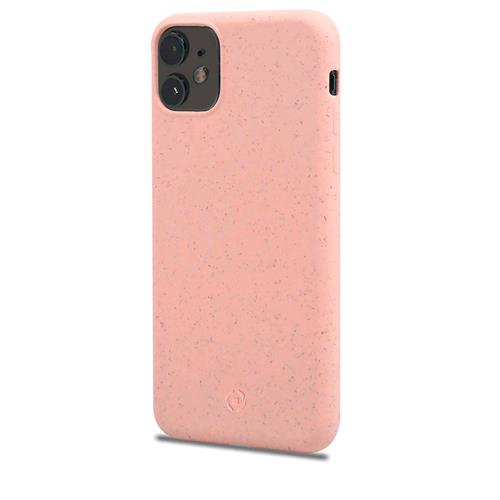 CELLY APPLE iPHONE 11 EARTH CUSTODIA IN MATERIALE INTERAMENTE BIODEGRABILE PINK