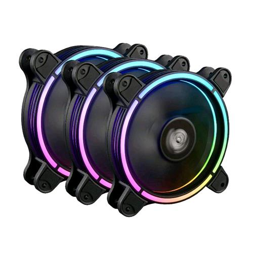 ENERMAX T.B.RGB AD.KIT 3 VENTOLE ARGB PWM 120 MM ILUMINAZIONE LED PROGRAMABILE C