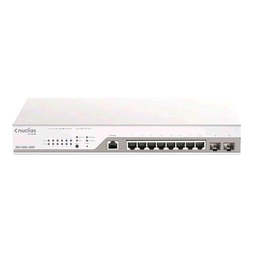 D-LINK DBS-2000-10MP SWITCH DI RETE 10 PORTE GESTITO GIGABIT ETHERNET (10/100/10