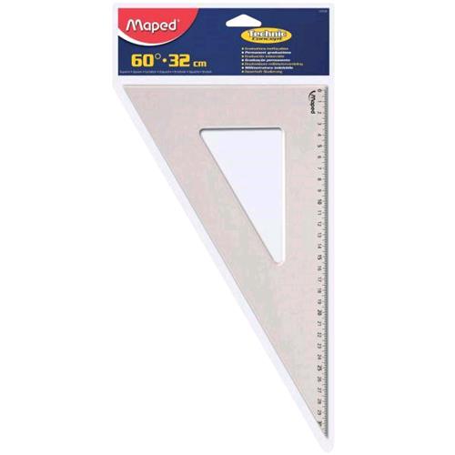 MAPED SQUADRA IN PLASTICA 60° 32 CM