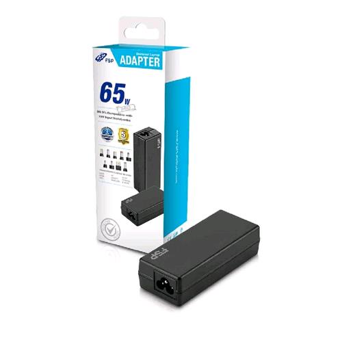 FSP FORTRON ALIMENTATORE UNIVERSALE NOTEBOOK 65W/19V 9 CONNETTORI NERO